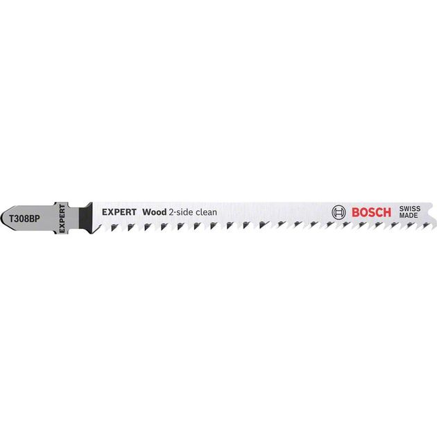 Полотна для лобзиков BOSCH EXPERT 'Wood 2-side clean' T 308 BP, 5 шт., фото , изображение 4 | SNABZHENIE.com.ua Полотна для лобзиков BOSCH EXPERT 'Wood 2-side clean' T 308 BP, 5 шт., фото , изображение 4 | SNABZHENIE.com.ua