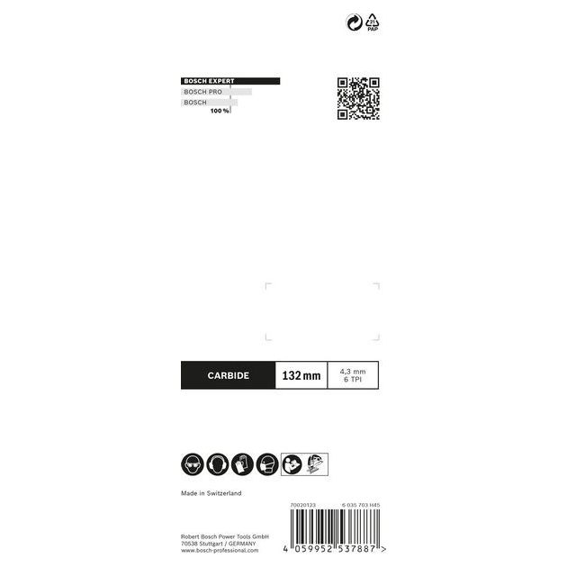 Полотно для лобзиков Bosch EXPERT 'Fiber Plaster' T 341 HM, 3 шт., фото , изображение 6 | SNABZHENIE.com.ua Полотно для лобзиков Bosch EXPERT 'Fiber Plaster' T 341 HM, 3 шт., фото , изображение 6 | SNABZHENIE.com.ua