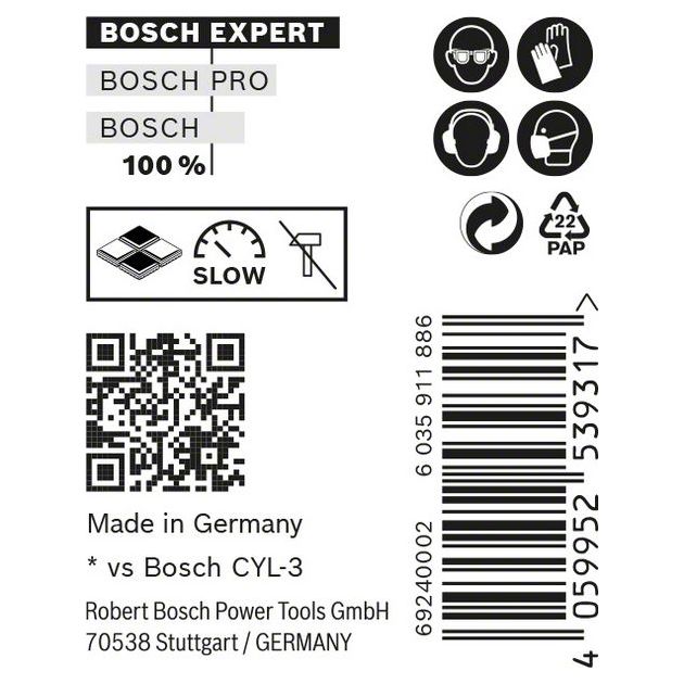 Сверло Bosch EXPERT CYL-9 MultiConstruction 5x50 мм, 10 шт., фото , изображение 6 | SNABZHENIE.com.ua Сверло Bosch EXPERT CYL-9 MultiConstruction 5x50 мм, 10 шт., фото , изображение 6 | SNABZHENIE.com.ua