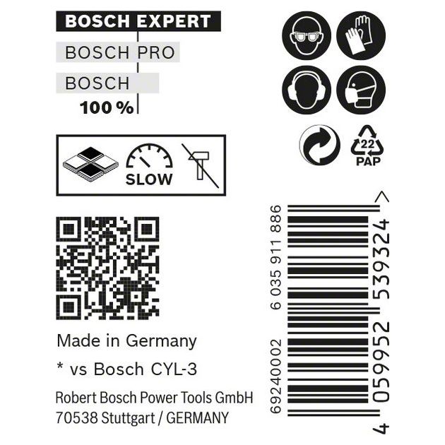 Сверло EXPERT CYL-9 MultiConstruction, 5,5 x 50 мм, 10 шт. BOSCH, фото , изображение 6 | SNABZHENIE.com.ua Сверло EXPERT CYL-9 MultiConstruction, 5,5 x 50 мм, 10 шт. BOSCH, фото , изображение 6 | SNABZHENIE.com.ua