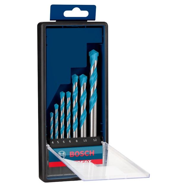 Набор свердел BOSCH EXPERT MultiConstruction CYL-9, 7 шт. 4-12 мм, фото  | SNABZHENIE.com.ua