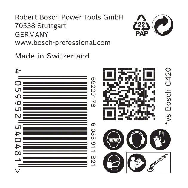 Шліфувальна сітка BOSCH M480 G 150 для шліфувальних машин, 225 мм, 25 шт., фото , изображение 6 | SNABZHENIE.com.ua Шліфувальна сітка BOSCH M480 G 150 для шліфувальних машин, 225 мм, 25 шт., фото , изображение 6 | SNABZHENIE.com.ua