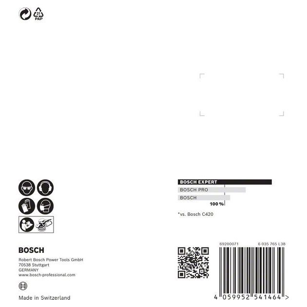 Шліфувальний папір BOSCH C470, 125 мм, G 180, 5 шт., 8 отворів, фото , изображение 6 | SNABZHENIE.com.ua Шліфувальний папір BOSCH C470, 125 мм, G 180, 5 шт., 8 отворів, фото , изображение 6 | SNABZHENIE.com.ua