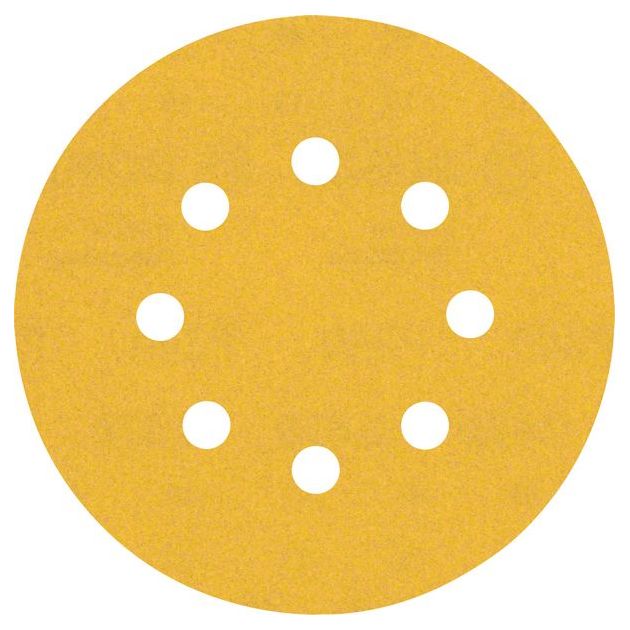 Шліфувальний папір BOSCH C470, 125 мм, 8 отворів, G 240, 50 шт., фото , изображение 4 | SNABZHENIE.com.ua