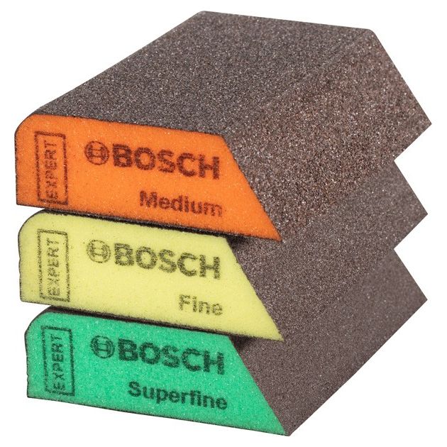 Шлифовальные колодки BOSCH EXPERT S470 Combi, 3 шт., 69 x 97 x 26 мм, фото  | SNABZHENIE.com.ua