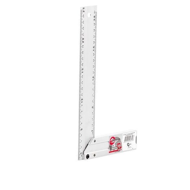 Угольник будівельний алюмінієвий 250мм INTERTOOL MT-2061, фото , зображення 2 | SNABZHENIE.com.ua