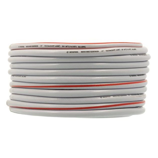 Шланг поливочный 5-слойный 1/2", 50 м, армированный PVC INTERTOOL, фото , изображение 2 | SNABZHENIE.com.ua