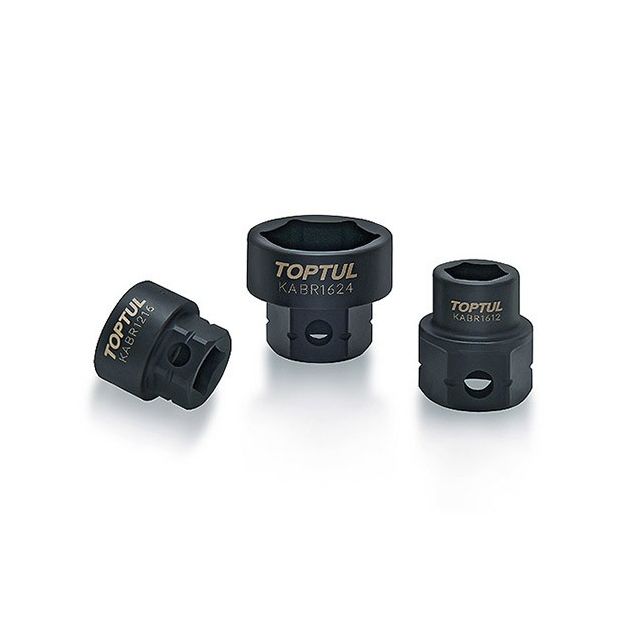 Ударная головка низкопрофильная 1/2", 19мм, 6-гранная TOPTUL KABR1619, фото  | SNABZHENIE.com.ua