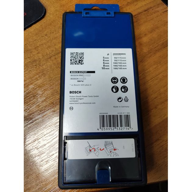 Набор сверел ударных BOSCH EXPERT SDS plus-7X, 5 шт, 5-10 мм, фото , изображение 18 | SNABZHENIE.com.ua Набор сверел ударных BOSCH EXPERT SDS plus-7X, 5 шт, 5-10 мм, фото , изображение 18 | SNABZHENIE.com.ua