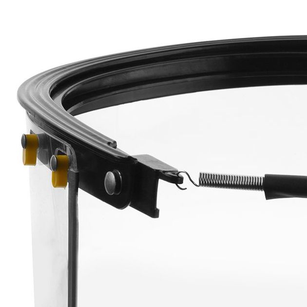 Екран захисний для обличчя, матеріал PVC INTERTOOL SP-0034, фото , зображення 5 | SNABZHENIE.com.ua