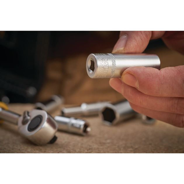 Головка торцевая 1/4" х 12 мм, высокая, шестигранная, STANLEY, фото , изображение 4 | SNABZHENIE.com.ua Головка торцевая 1/4" х 12 мм, высокая, шестигранная, STANLEY, фото , изображение 4 | SNABZHENIE.com.ua