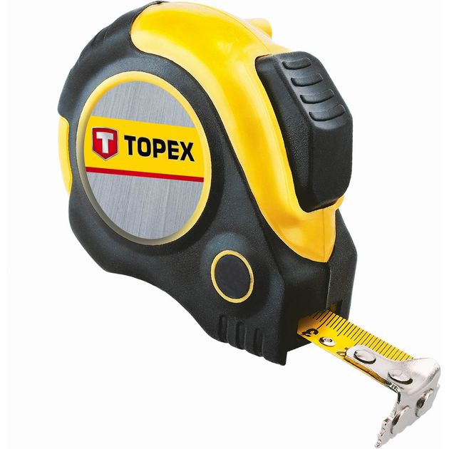 Рулетка магнитная TOPEX 5 м x 25 мм из стальной ленты, фото  | SNABZHENIE.com.ua