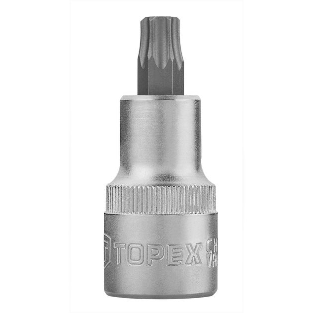 Сменная головка Torx 1/2 T45 x 60 мм TOPEX (38D806), фото  | SNABZHENIE.com.ua