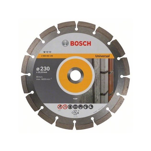 Алмазный круг 230x22,23 мм для стройматериалов BOSCH Standard, фото  | SNABZHENIE.com.ua