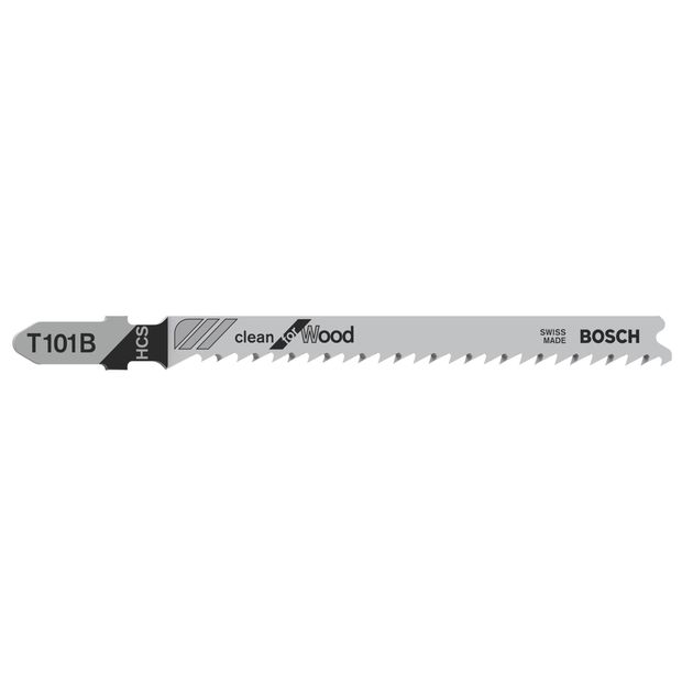 Пильне полотно для лобзика T 101 B Clean for Wood по дереву 100 шт, BOSCH (2608637876), фото  | SNABZHENIE.com.ua