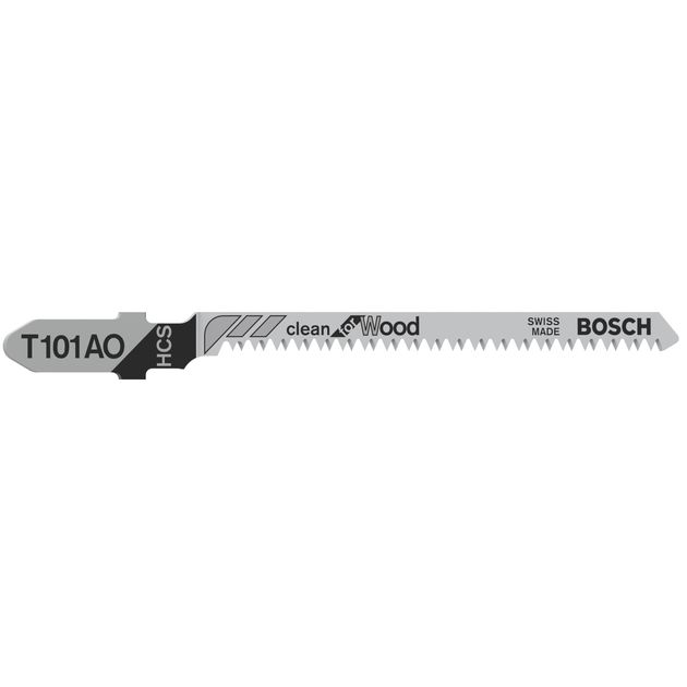 Пильне полотно для лобзика T 101 AО Clean for Wood по дереву 3 шт, BOSCH (2608630559), фото  | SNABZHENIE.com.ua