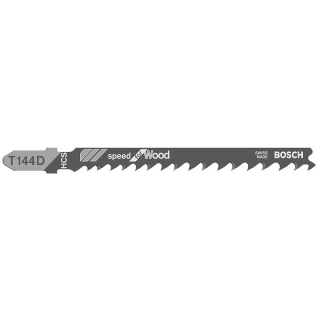Пильне полотно для лобзика T 144 D Speed for Wood по дереву 100 шт, BOSCH (2608637880), фото  | SNABZHENIE.com.ua