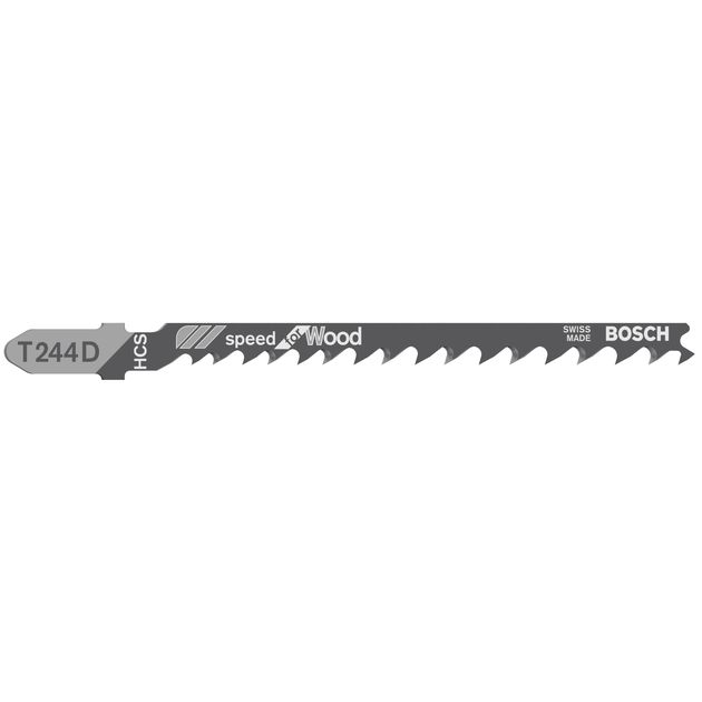 Пильное полотно T 244 D Speed for Wood для лобзика, 5 шт, BOSCH, фото  | SNABZHENIE.com.ua