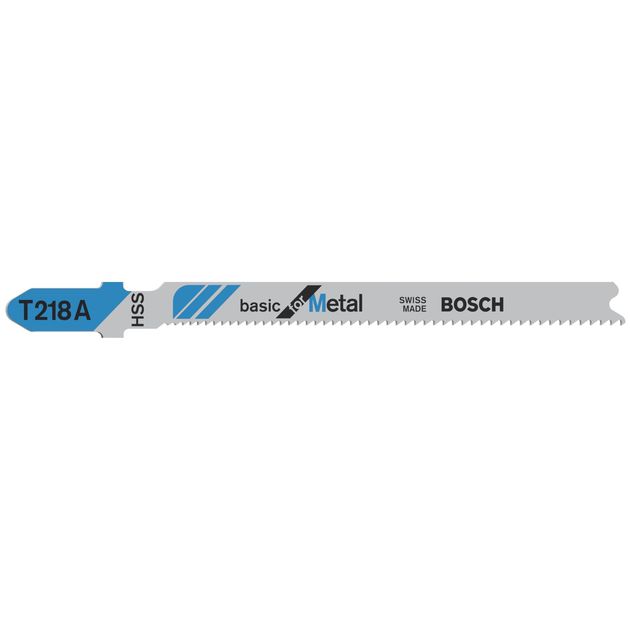 Полотно лобзика T 218 A по металлу, 5 шт, BOSCH (2608631032), фото  | SNABZHENIE.com.ua