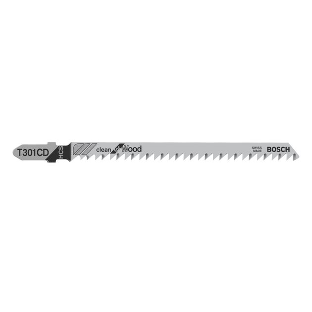 Пильное полотно T 301 CD Clean для лобзика по дереву, 5 шт, BOSCH, фото  | SNABZHENIE.com.ua