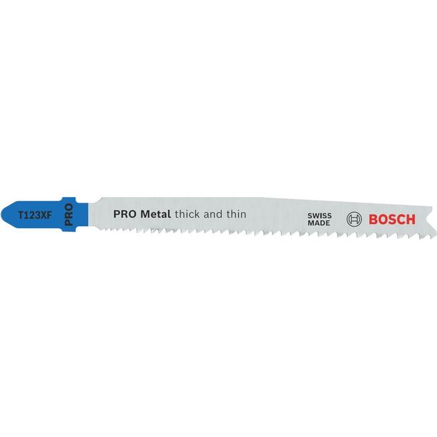 Пильное полотно BOSCH T 123 X Progressor для лобзика по металлу, 100 шт., фото  | SNABZHENIE.com.ua