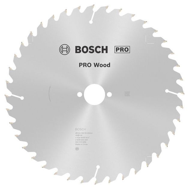 Пильный диск 254x30 мм, Z 40 для всех видов древесины BOSCH, фото  | SNABZHENIE.com.ua