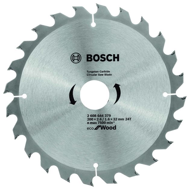 Пильний диск 200 x 32 мм, 24 T по дереву ECO Wood BOSCH (2608644379), фото  | SNABZHENIE.com.ua