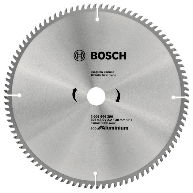 Пильний диск 305 x 30 мм, 96 T по алюмінію ECO Aluminium/Multi BOSCH (2608644396), фото  | SNABZHENIE.com.ua