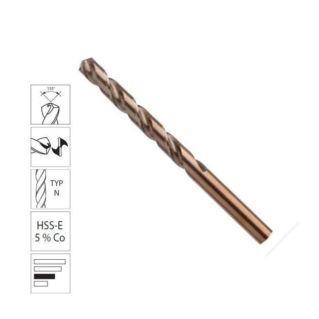 Сверло по металлу 11.5 HSS-E Cobalt DIAGER (731D11.5)