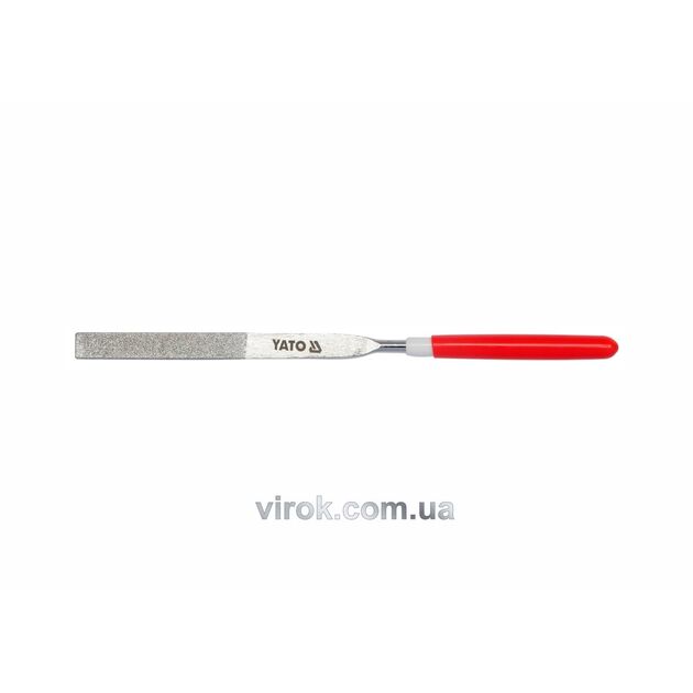 Алмазный надфиль YATO плоский 160/50 мм, ширина 4 мм [80/800], фото  | SNABZHENIE.com.ua