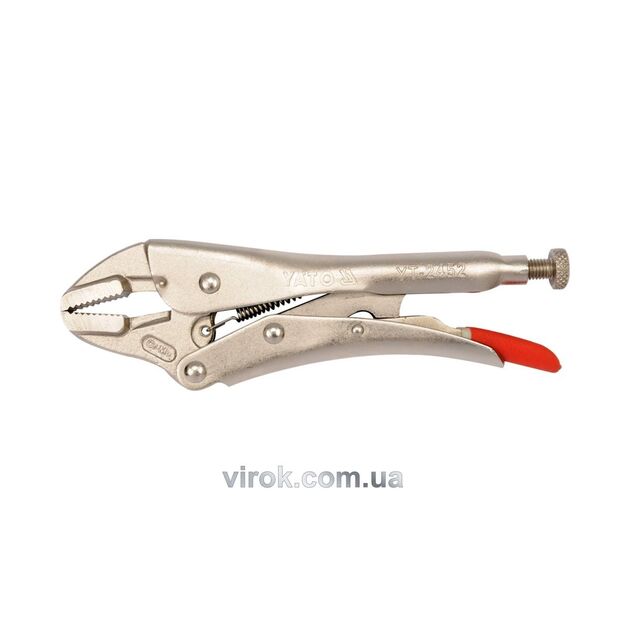 Затискные клещи YATO: Cr-Mo, длина 180 мм, фото  | SNABZHENIE.com.ua