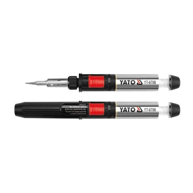 Газовый паяльник Mini YATO (YT-6706), 30-125 Вт, 38 мл, фото  | SNABZHENIE.com.ua