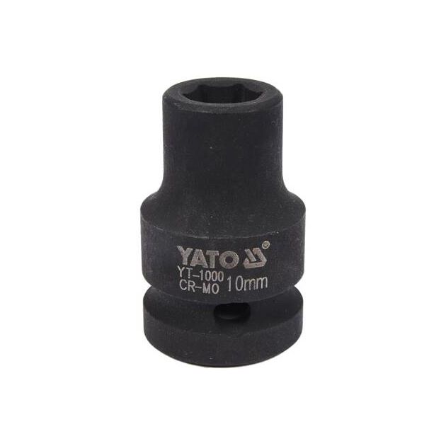 Головка торцевая ударная YATO 1/2" 10 мм, длина 39 мм, фото  | SNABZHENIE.com.ua