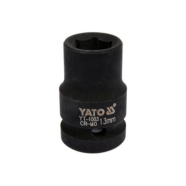 Головка торцевая ударная 1/2", 13 мм, длина 39 мм YATO (YT-1003), фото  | SNABZHENIE.com.ua