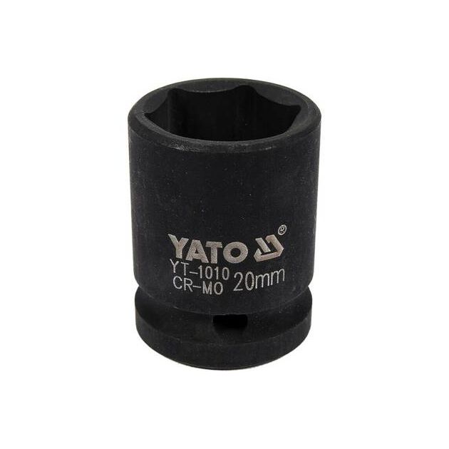 Головка торцевая ударная 20 мм, 1/2", длина 39 мм YATO (YT-1010), фото  | SNABZHENIE.com.ua