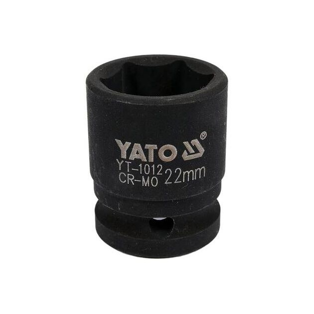Головка торцевая ударная 6-гран. 1/2", 22 мм, YATO (YT-1012), фото  | SNABZHENIE.com.ua
