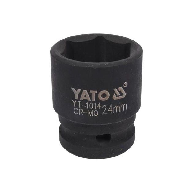 Головка торцевая ударная 6-гран. 1/2", 24 мм, YATO (YT-1014), фото  | SNABZHENIE.com.ua