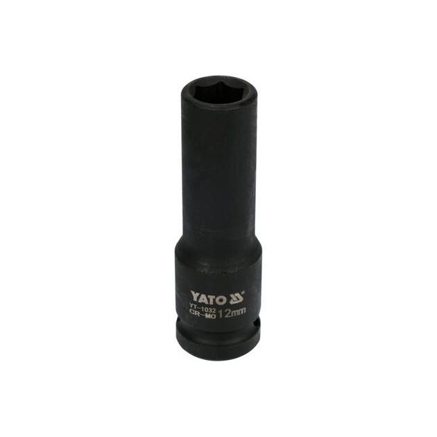Головка торцевая ударная 1/2", 12 мм, YATO (YT-1032), 78 мм, фото  | SNABZHENIE.com.ua