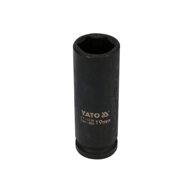 Головка торцевая ударная 6-гранная 1/2" 19 мм YATO (YT-1039), фото  | SNABZHENIE.com.ua