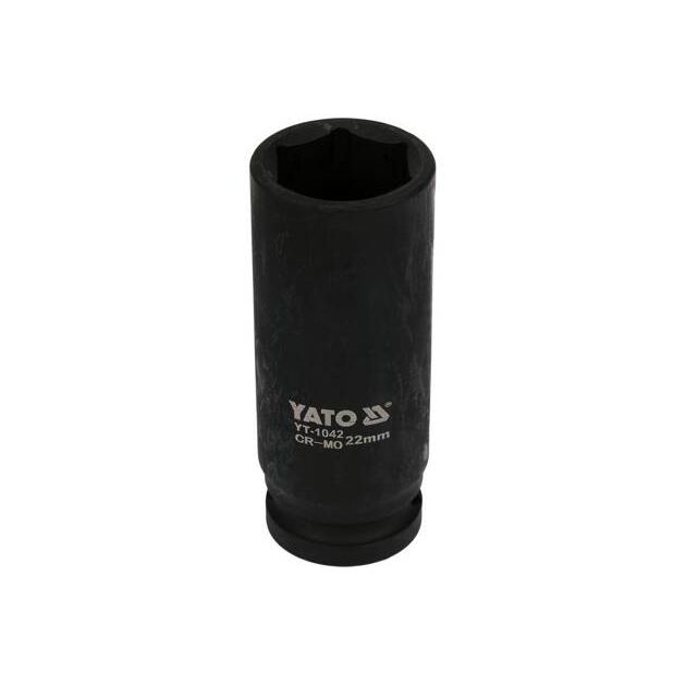 Головка торцевая ударная 6-гранная 1/2", 22 мм, YATO (YT-1042), фото  | SNABZHENIE.com.ua