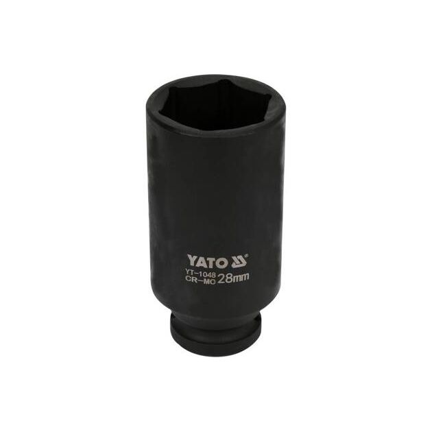 Головка торцевая ударная 6-гранная, 1/2", 28 мм, YATO, фото  | SNABZHENIE.com.ua
