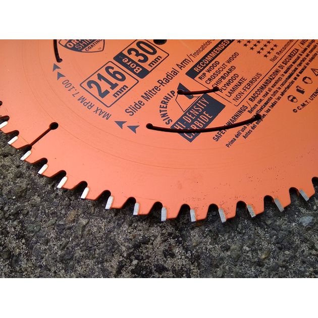 Диск пильный CMT 216x30 мм Z64 для чистового реза по дереву, фото , изображение 10 | SNABZHENIE.com.ua