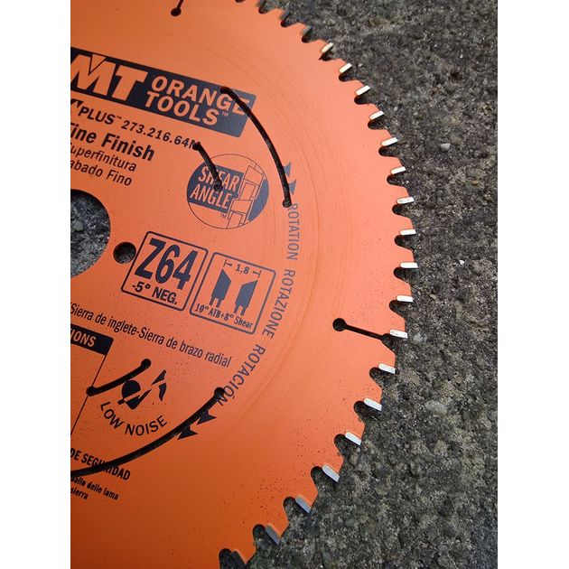 Диск пильный CMT 216x30 мм Z64 для чистового реза по дереву, фото , изображение 11 | SNABZHENIE.com.ua