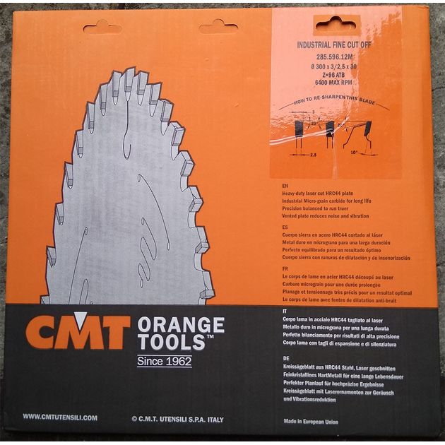 Диск пильный торцовочный CMT 300х30 мм, Z 90, для чистого реза, фото , изображение 10 | SNABZHENIE.com.ua
