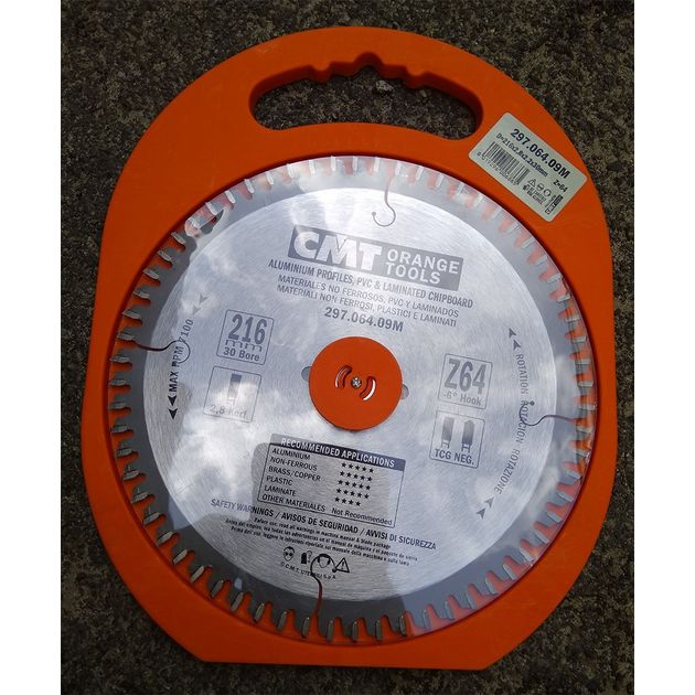 Диск пильный 216x30 мм, Z 64, для цветных металлов и ламинированных панелей CMT, фото , изображение 16 | SNABZHENIE.com.ua