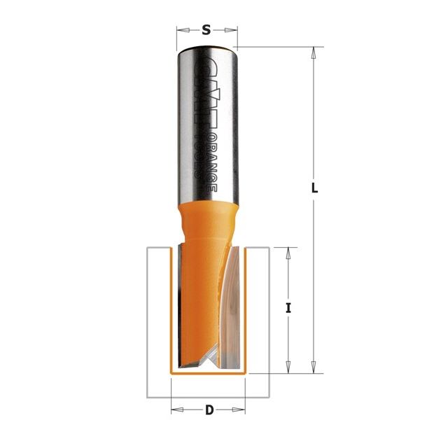 Фреза пазовая короткая HM 5x12x58,3 мм, хвостовик 12 мм CMT, фото  | SNABZHENIE.com.ua
