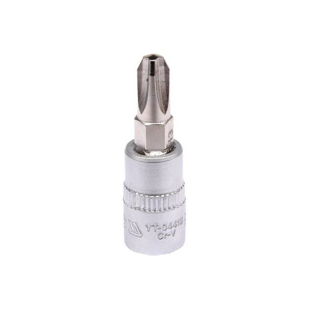 Головка торцева з насадкою Philips PH3, квадрат 1/4, довжина 37 мм YATO (YT-04413), фото  | SNABZHENIE.com.ua