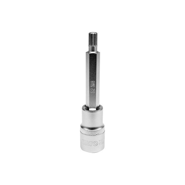 Головка торцевая Spline M8, 1/2", длина 100 мм YATO (YT-04352), фото  | SNABZHENIE.com.ua