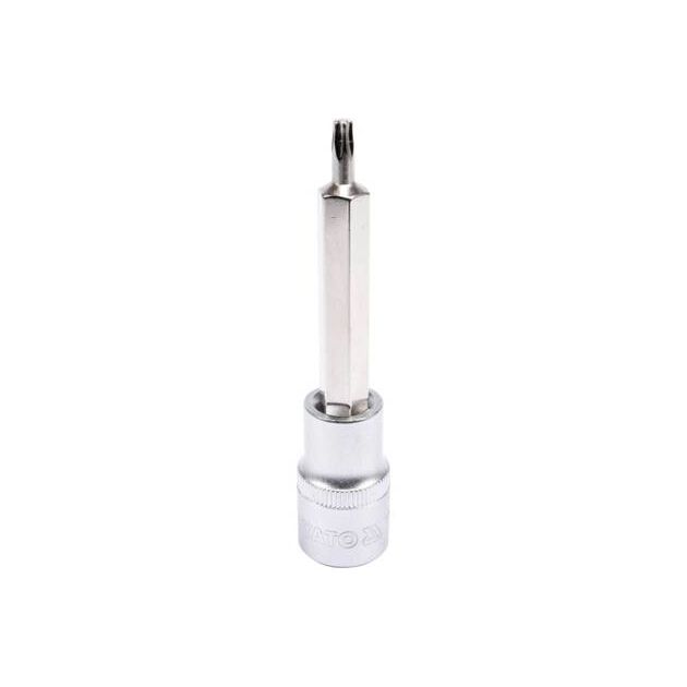 Головка торцевая TORX Т25, 1/2", 100 мм YATO (YT-04321), фото  | SNABZHENIE.com.ua