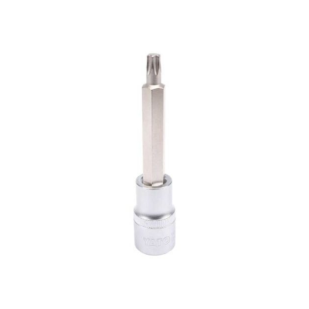 Головка торцевая TORX Т40, квадрат 1/2, 100 мм YATO (YT-04324), фото  | SNABZHENIE.com.ua